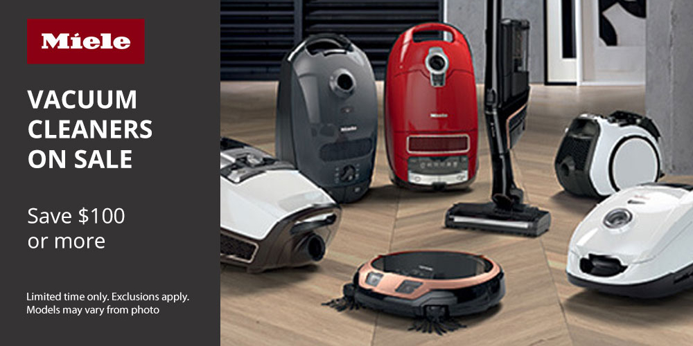 Miele Vacuum Cleaners on sale. Save $100 or more