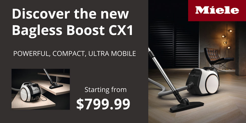 Discover Miele Bagless Boost CX1. Powerful, compact, ultra mobile. Price starts $799.99