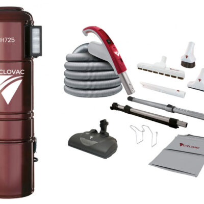 Cyclovac H725 with 35' Hose Premium 360 Carpet Brush (Combo)