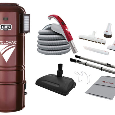 Cyclovac H925 with 35' Hose Electric Airstream Carpet Brush (Combo)